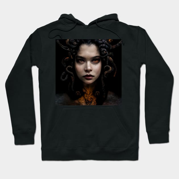 Algol -  The Dark Goddess, the Powerful Woman Hoodie by Saraahdesign